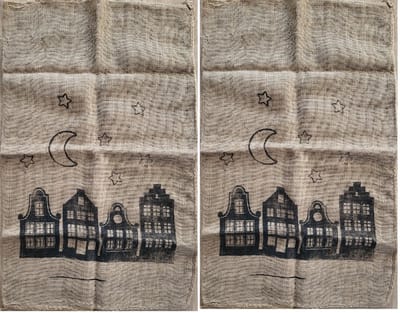 2 Sinterklaas jute zakken 60x100 cm - echte jute cadeauzakken met opdruk - jutezak Sinterklaasavond - sinterklaaszak pakjesavond
