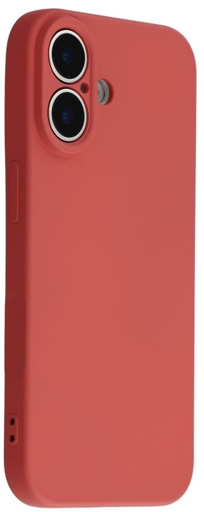 Amorus Hoesje - Geschikt voor iPhone 17 Hoesje - Amorus Colour TPU Back Cover - Indian Red