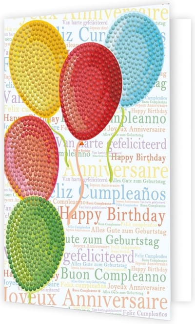 DIAMOND DOTZ Balloons on High - Diamond Painting - 1.016 Dotz - 18x13 cm