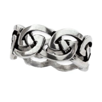 Zilveren “Keltische Knoop”-ring'(R705.54)