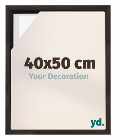 Your Decoration - Baklijst 40x50 cm - Eiken Donker - Baklijst voor Canvas - MDF - Lyon