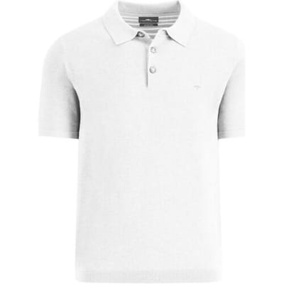 Fynch-Hatton Polo Short Sleeve Air Cotton New Off White / male