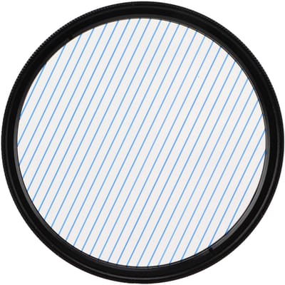 Junestar Blue Streak Special Effects Filter Anamorfisch Optisch Glas voor Nikon Camera Accessoire gray