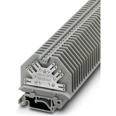 Phoenix Contact 2017224 Doorgangsserieklem 6.2 mm Kabelschoen 2.8 mm Grijs 50 stuk(s)