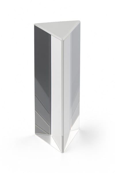 10cm Optisch Glas Kristal Drievoudig Driehoekig Prisma Fotografie Natuurkunde Onderwijs Lichtspectrum