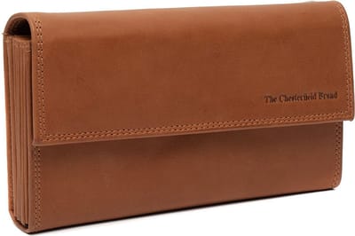 The Chesterfield Brand Leren Kelnerwissel Portemonnee Grenada Waiter Wallet Cognac Bruine