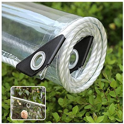 Waterdicht Dekzeil 2.5x4m - Transparant PVC Zeildoek voor Tuin en Terras