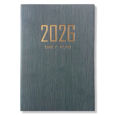 2026 Agenda - Weekagenda 7D/2P - A5 Softcover Groen - 15x21cm