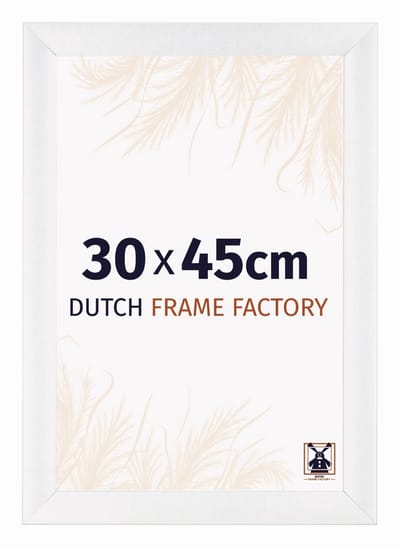 Fotolijst 30x45 cm - MDF - Wit Hoogglans - Praag