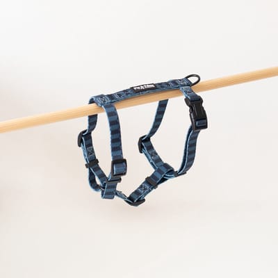 Pip & Palms - Hondentuig Shades of Blue - Blauw - Maat XS - Verstelbaar - Hondentuigje - Y Tuig Hond - voor Kleine honden