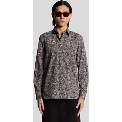 Lyle & Scott Floral Printed Shirt Lead Taglia: XS | Camicie Outlet | Uomo