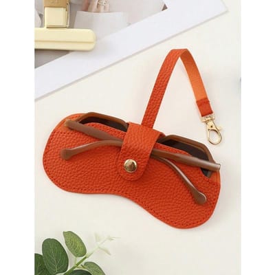 1 pièce Housse Pliante pour Lunettes de Soleil, Boîte de Rangement pour Lunettes, Étui de Voyage Unisexe pour Lunettes Orange 1 Piece multicolore