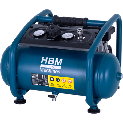 HBM stille compressor, 11 liter