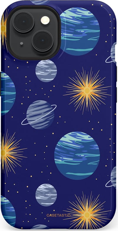 Casetastic Hoesje Geschikt voor Apple iPhone 15 Magsafe - Stijlvolle Beschermende Duo-layer Case - Stralende ster