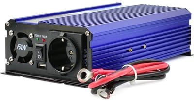 GEKO Pure sinusomvormer - 12V naar 230V - 500/1000W - USB-aansluiting - Compact ontwerp