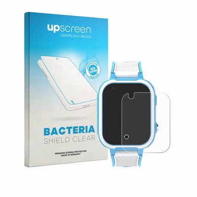 upscreen - Screenprotector voor Olivfant Kids Smartwatch 1.44" - Folie Beschermfolie transparant antibacterieel