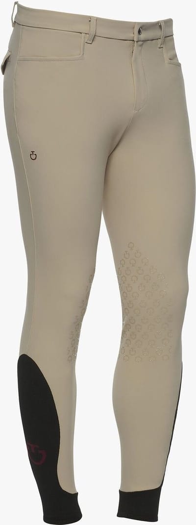 Cavalleria Toscana Heren Knie Grip Rijbroek Basic XS Beige