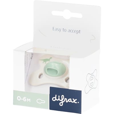 Difrax fopspeen little venture 0-6 maanden Light Mint Green unisex