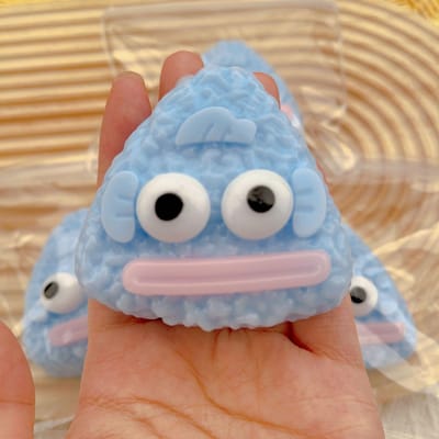 Lelijk Vissen Squishy Speelgoed voor Stressverlichting, Rekbaar Sensorisch Fidget Speelgoed voor Kinderen Volwassenen, Angstremmend Langzaam Rijzend Squishies Cadeau gray