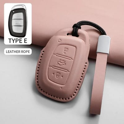 Autosleutelhoes Cover Shell Fob Voor Hyundai I30 Ix35 Kona Encino Tucson Solaris Grand Santa Solaris Hb20 Tucson Santa I20 I30 Ix20 gray