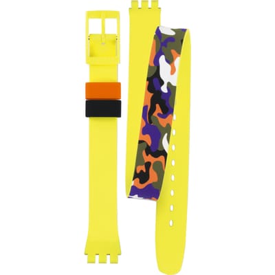 Swatch Plastic - Originals Small (25mm) - L ALJ110 LJ110 Camojaune band