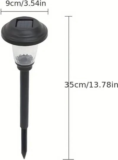Livano Tuinverlichting - Tuinlampen - Buitenverlichting - Tuin Verlichting - Led Lamp - Licht - Op Zonneenergie - LED - Warm Licht - Sensor - 6 stuks