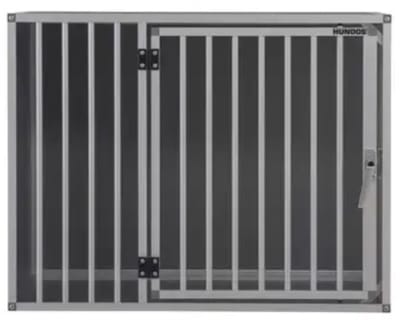 Hondenbench Extreme - Hondenhok - Kennel voor Hond - Stevige kwaliteit Aluminium - Model DL - Maat M - Deur Rechts - 91 x 60 x 71 cm