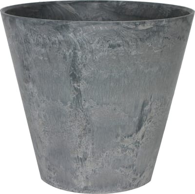 Ter Steege Plantenpot - tijdloze natuursteen look - D32 x H29 cm - Artstone grijs - bloempot