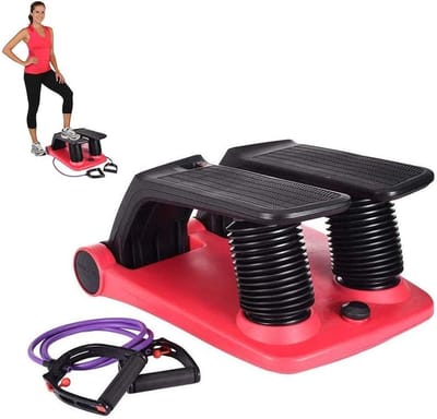 Mini Stepper - Thuis Trainer - Fitness Thuis - Installatievrij - Met LCD - Zwart