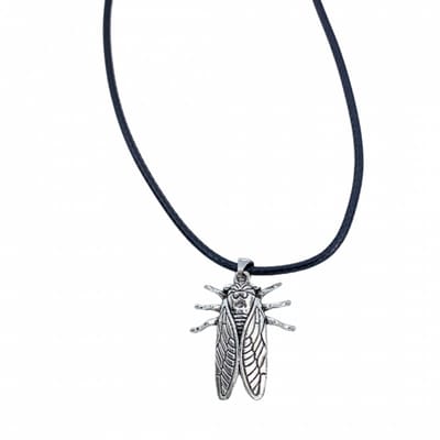 ketting krekel zilverkleur 45 cm - Charme Bijoux