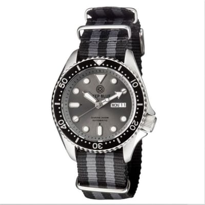 Deep Blue Diver 300 Nato Automatic NATODIVERSSGREY