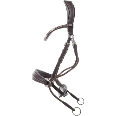 Bitloos hoofdstel voor paarden Kavalkade Cross Light English Nb