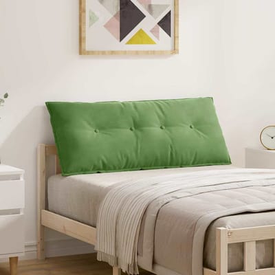 vidaXL - Rugkussen - Lichtgroen - 120 - x - 50 - cm - Corduroy - stof