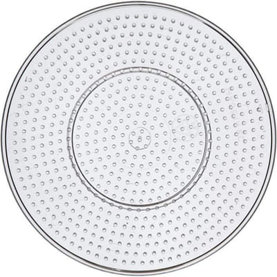 Grondplaat Rond groot transparant 15 cm
