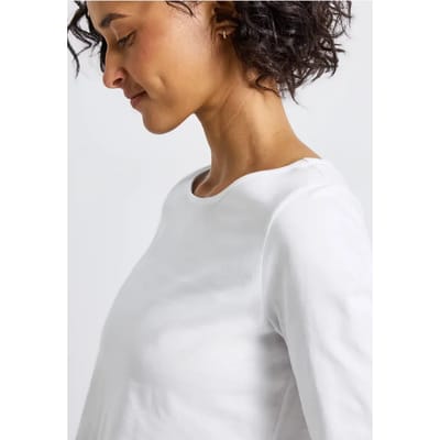 Basic shirt met lange mouwen