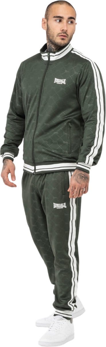 Lonsdale Trainingspak Ashwell Olijfgroen - Maat: M