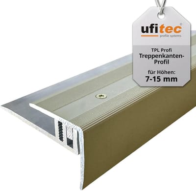 Verstelbaar Aluminium Profiel voor Parket en Laminaat - 7-16 mm Hoogte