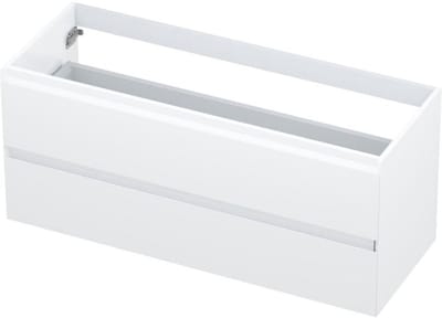 INK - Onderkast 2 Laden Greeploos Gelakt - 1200x450x520 Mm - Hoogglans Wit