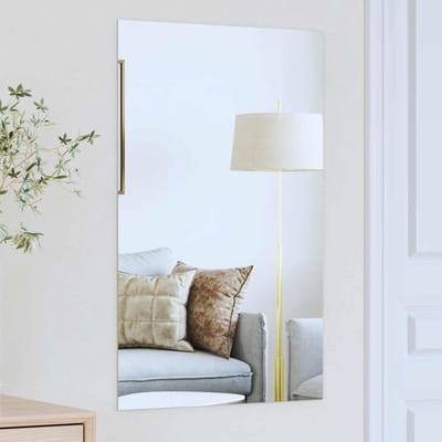 vidaXL - Wandspiegel - Rechthoekig - 50 - x - 80 - cm - gehard - glas