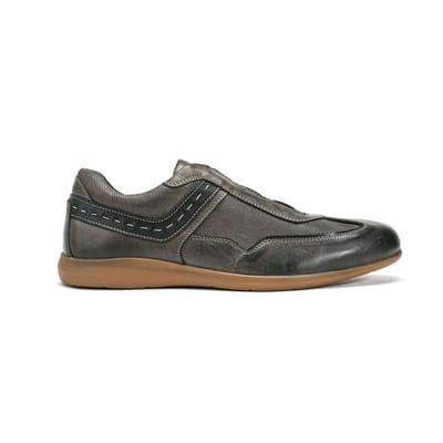 ALLTHEMEN Heren Wasachtige Leren Casual Schoenen - 40