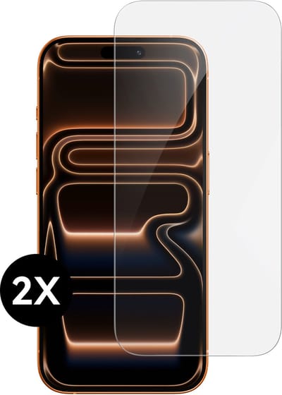 Screenprotector geschikt voor iPhone 17 Screenprotector Glas Gehard Tempered Glass Full Cover - Screenprotector geschikt voor iPhone 17 Screen Protector Screen Cover - Volledig dekkend - 2 stuks