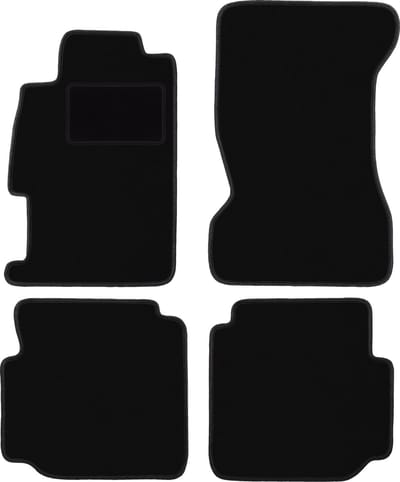 Zwarte veloursmatten voor: Rover 600/ 618 / 620 / 623 sedan (1993-1999)