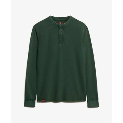 T-shirt met lange mouwen Superdry Vintage Textured Grandad