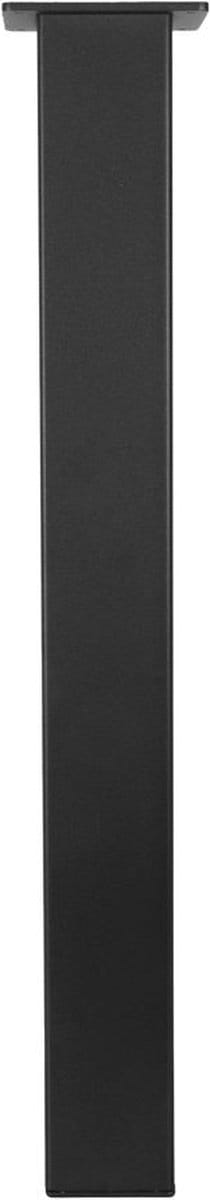 IVOL Zwarte Tafelpoot Vierkant - 80 x 80 x 720 mm