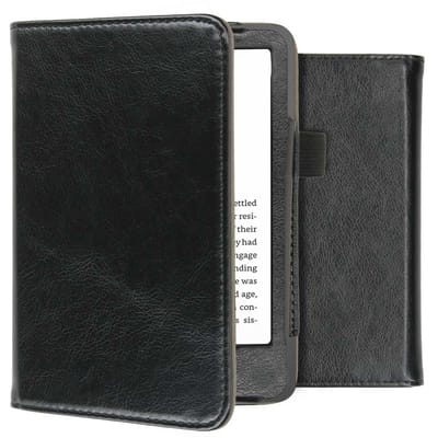imoshion Vegan Leather Bookcase voor de Amazon Kindle (2024) / Amazon Kindle (2022) 11th gen - Zwart
