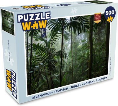 Puzzel Regenwoud - Tropisch - Jungle - Bomen - Planten - Legpuzzel - Puzzel 500 stukjes