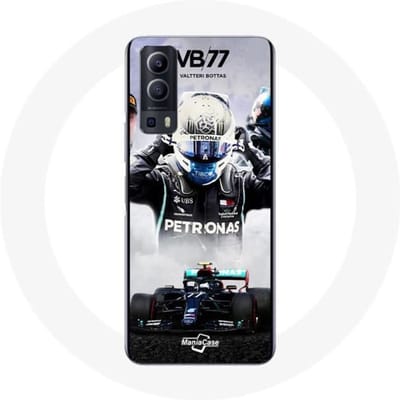 Vivo Y72 Formule 1 Case Valtteri Bottas F1 Racing Driver Zwart zwart