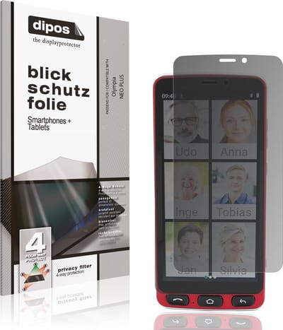 dipos – Matte Privacy Screenprotector geschikt voor Olympia NEO PLUS | Anti-Spy Beschermfolie