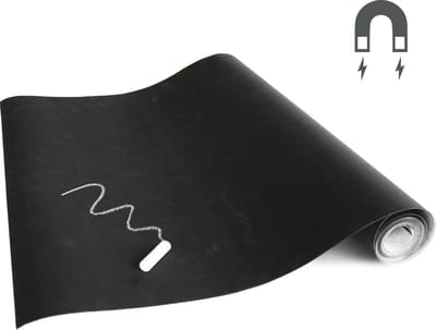 ESTAhome krijtbord magneetbehang zwart - 53 x 560 cm - 155002