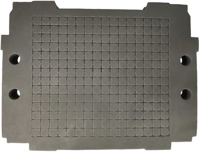vhbw Schuimrubberen inzetstuk ter vervanging van 4250155837457 voor gereedschapskoffers - Individueel verstelbaar, schuimrubber / hard schuimrubber antracietgrijs